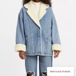 Levi's Retro Collar Sherpa Denim Jacket